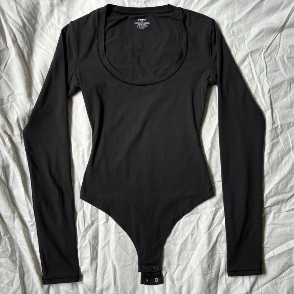 Skims Black Bodysuit